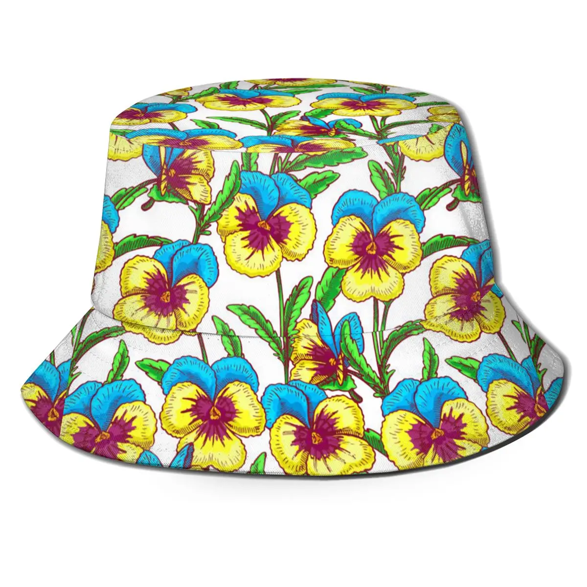 NOISYDESIGNS Fashion Pansy Flower Printed Girls Bucket Hats Women Outdoor Hip Hop Panama Fisherman's Hat Gorras Dropshipping 
NOISYDESIGNS Fashion Pansy Flower Printed Girls Bucket Hats Women Outdoor Hip Hop Panama Fisherman's Hat Gorras Dropshipping