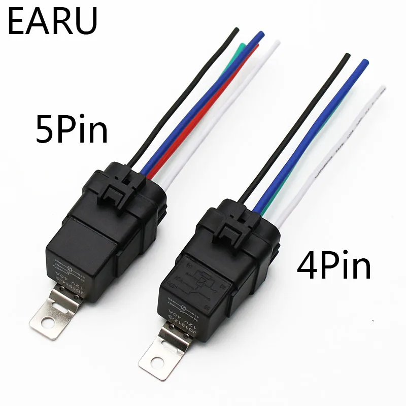 Car Auto Automobile Relay Sealed Waterproof Integrated Wired DC12V 40A 5Pin 4pin Auto Relay + Holder With 105mm Length Wires
Car Auto Automobile Relay Sealed Waterproof Integrated Wired DC12V 40A 5Pin 4pin Auto Relay + Holder With 105mm Length Wires