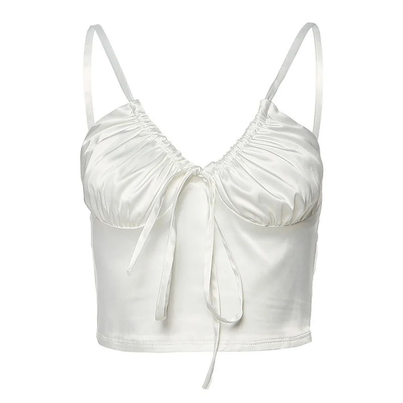 2020 women's new solid color suspender V-neck open back slim open navel sexy vest
2020 women's new solid color suspender V-neck open back slim open navel sexy vest