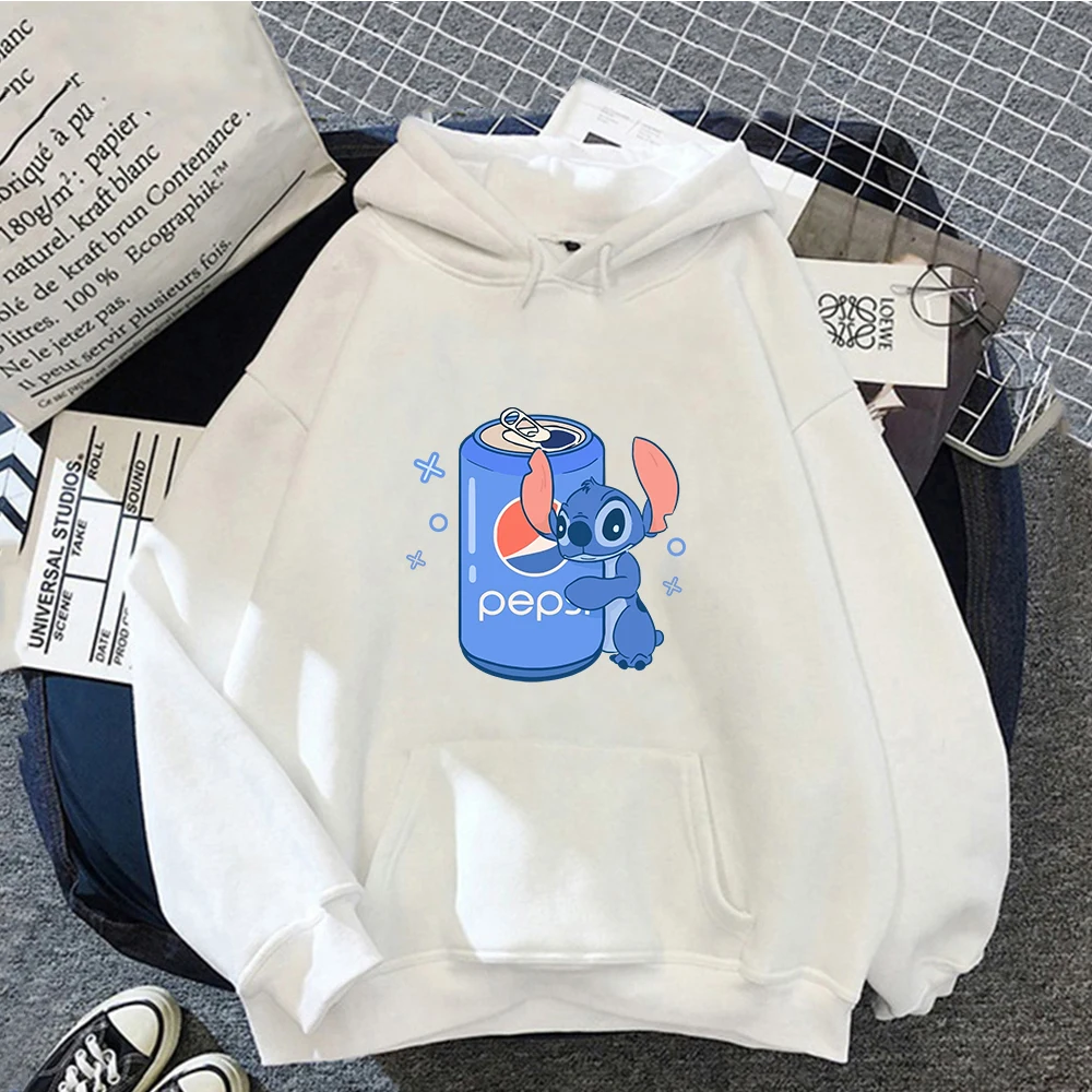 Hoodies Women Lilo & Stitch Cola Drinks Cartoons Pullover Kawaii Casual Clothes Unisex Hooded Sweatshirts Harajuku Aesthetic Top
Hoodies Women Lilo & Stitch Cola Drinks Cartoons Pullover Kawaii Casual Clothes Unisex Hooded Sweatshirts Harajuku Aesthetic Top