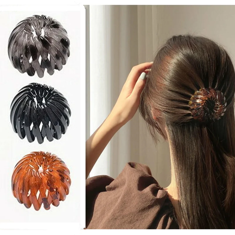Women Retro Bird Nest Ball Hair Claw Hairpin Headwear Ponytail Holder Hair Clip Hair Accessories New 2021
Women Retro Bird Nest Ball Hair Claw Hairpin Headwear Ponytail Holder Hair Clip Hair Accessories New 2021