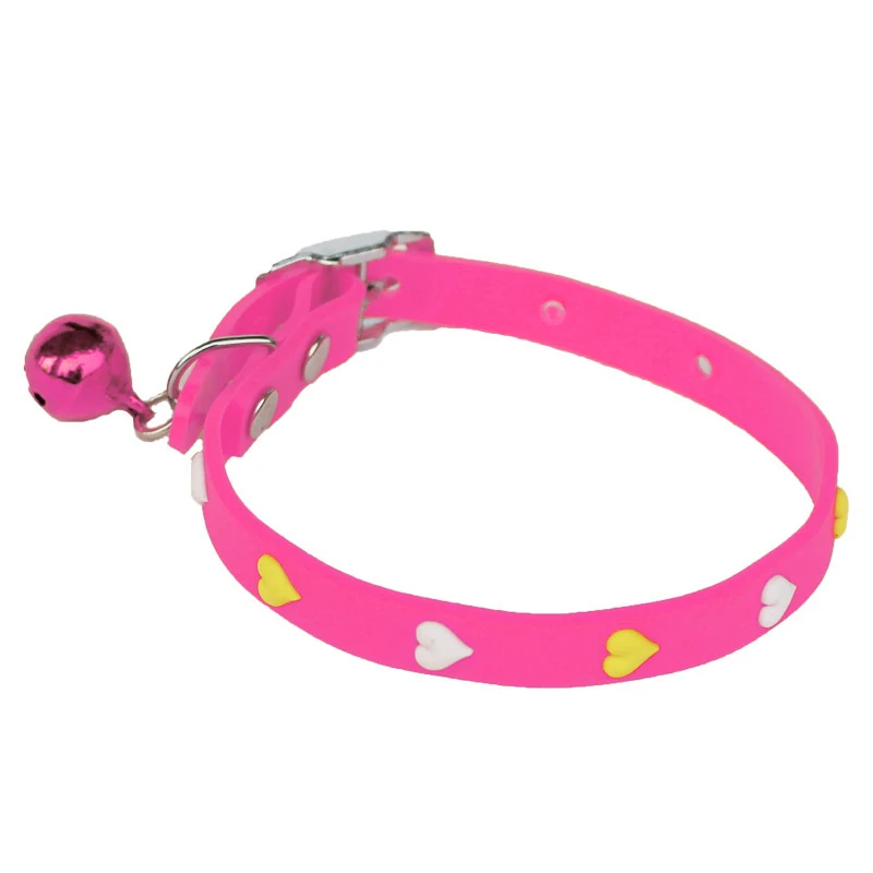 1PCS Rubber Pet Collar Adjustable Cat Collar Kitten Collar Heart Decor Collar Bell Collar For Small And Medium Dogs Dorakitten
1PCS Rubber Pet Collar Adjustable Cat Collar Kitten Collar Heart Decor Collar Bell Collar For Small And Medium Dogs Dorakitten