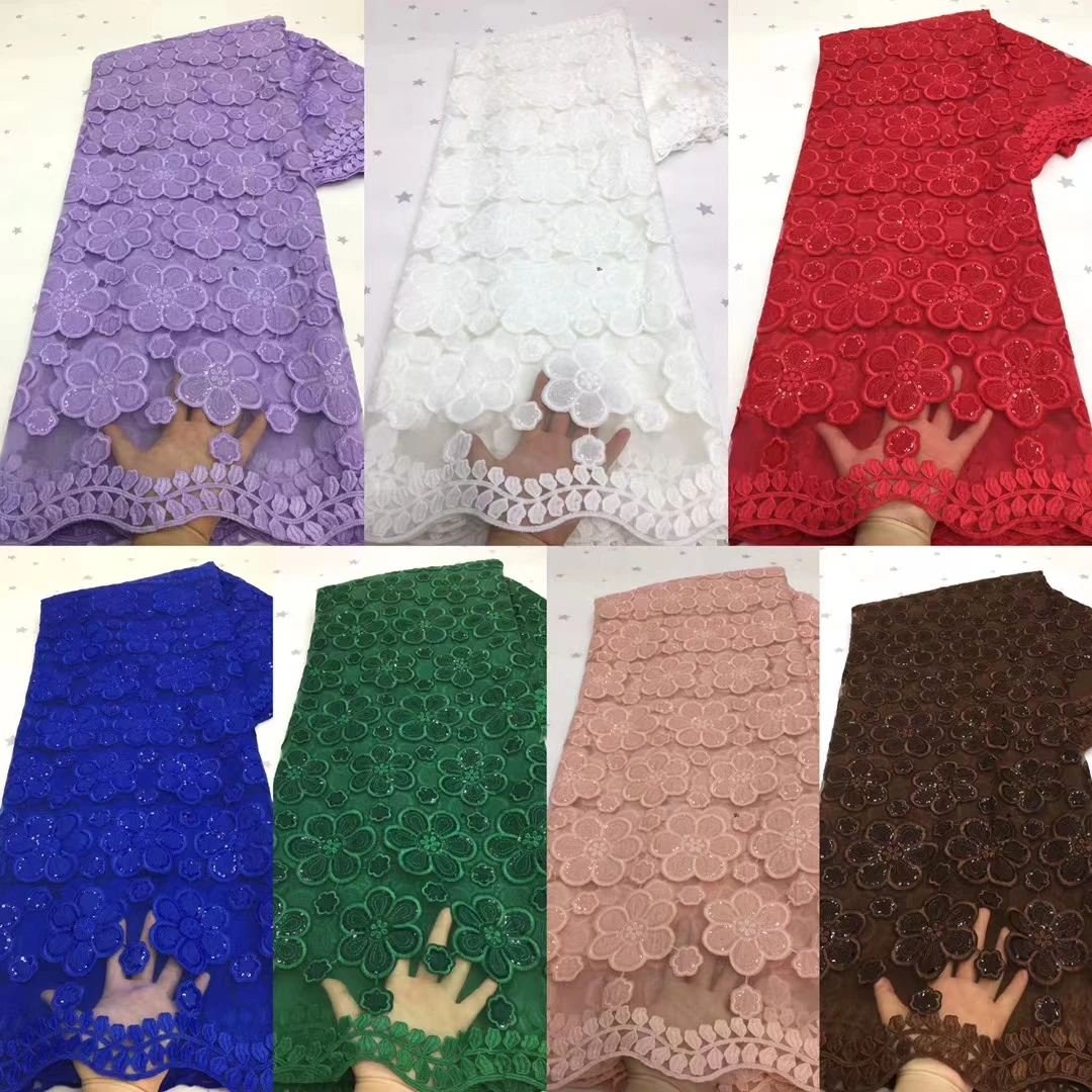 2021 fashion african lace fabric blue/red/green sequins embroidered Nigerian Net Lace French tulle lace fabric For Wedding dress
2021 fashion african lace fabric blue/red/green sequins embroidered Nigerian Net Lace French tulle lace fabric For Wedding dress