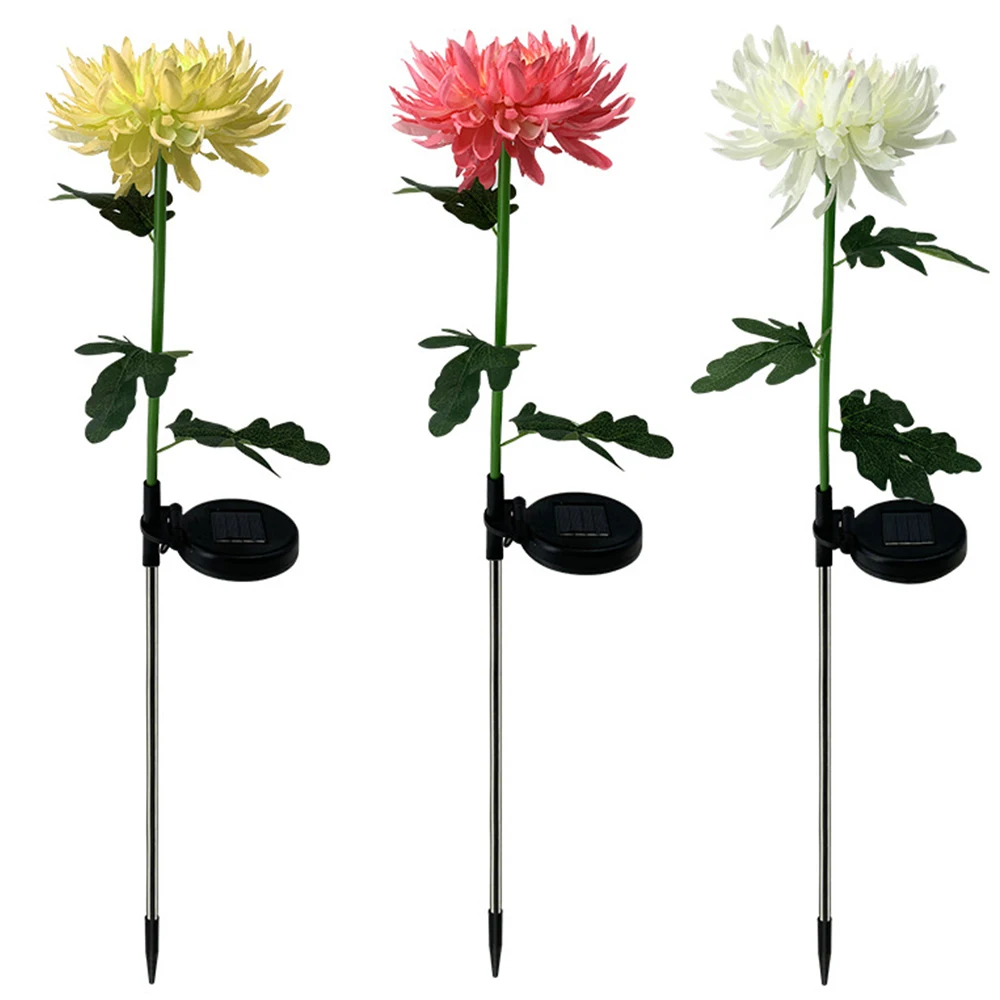 Led Solar Light Artificial Chrysanthemum Simulation Flower Outdoor Waterproof Garden Lawn Stakes Lamps Yard Art For Home Decor
Led Solar Light Artificial Chrysanthemum Simulation Flower Outdoor Waterproof Garden Lawn Stakes Lamps Yard Art For Home Decor