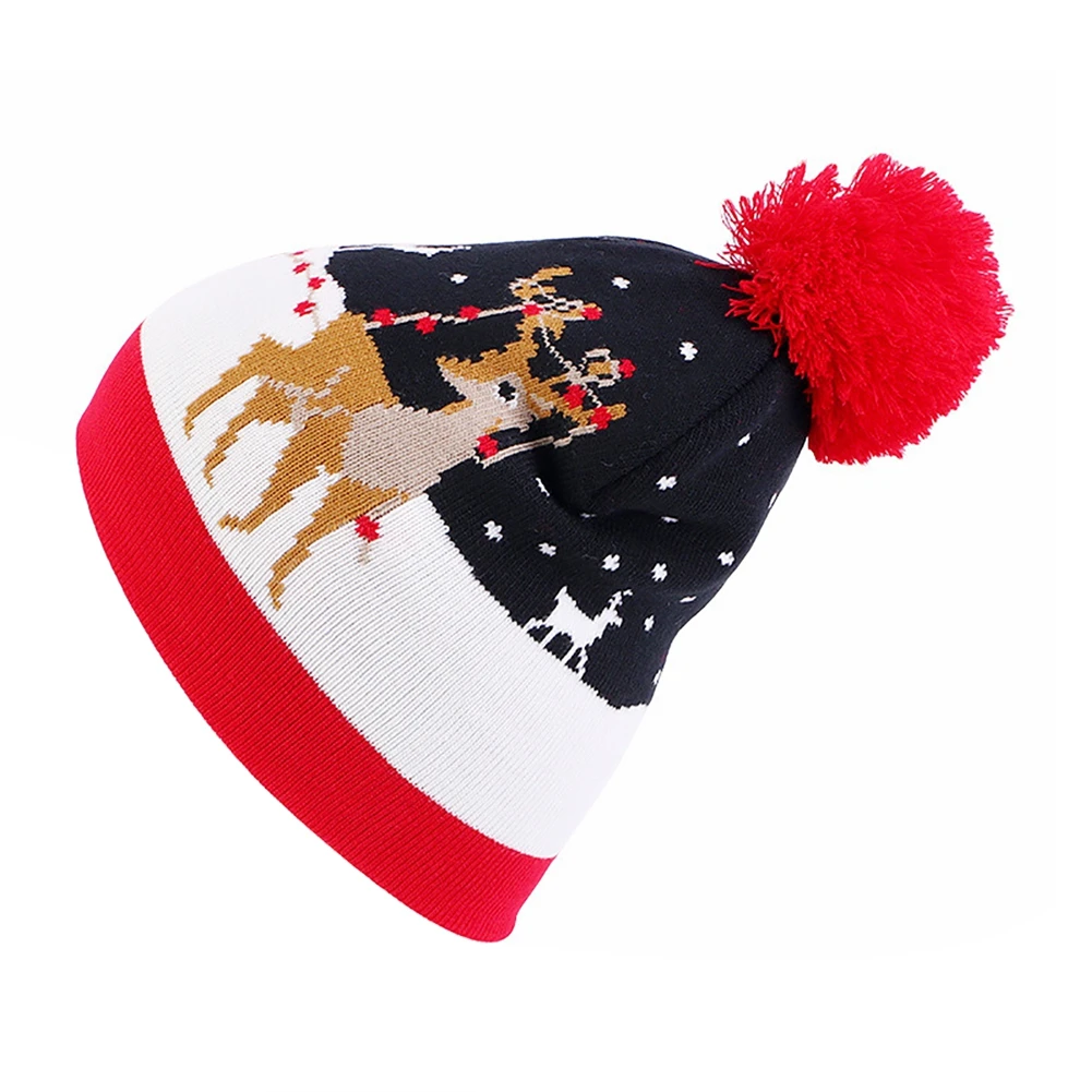 Cute Christmas Hat Warm Hat Men Women New Year Christmas Decor Sweater Knitted Beanie Christmas Santa Claus Snowflake Print Cap
Cute Christmas Hat Warm Hat Men Women New Year Christmas Decor Sweater Knitted Beanie Christmas Santa Claus Snowflake Print Cap
