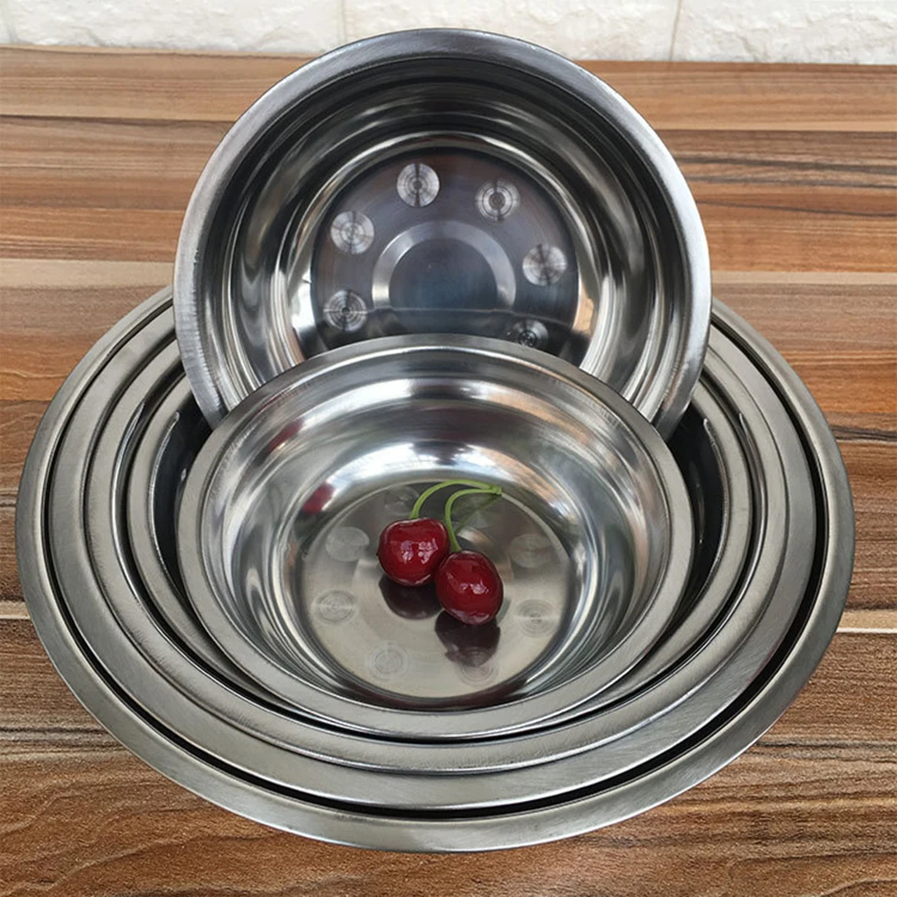 1PC 6 Sizes 14-24cm Stainless Steel mixing Bowl for Kitchen boll Restaurant Dinner Soup Stainless Rice Bowl bol inox Korean new
1PC 6 Sizes 14-24cm Stainless Steel mixing Bowl for Kitchen boll Restaurant Dinner Soup Stainless Rice Bowl bol inox Korean new