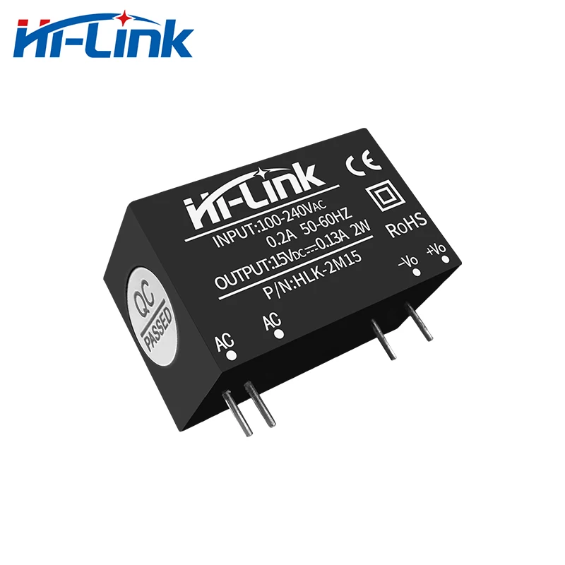 Free Shipping 5pcs/lot 2W 15V 130mA Output Power Supply Module HLK-2M15 AC DC Switch Converter Manufacturer Sales
Free Shipping 5pcs/lot 2W 15V 130mA Output Power Supply Module HLK-2M15 AC DC Switch Converter Manufacturer Sales