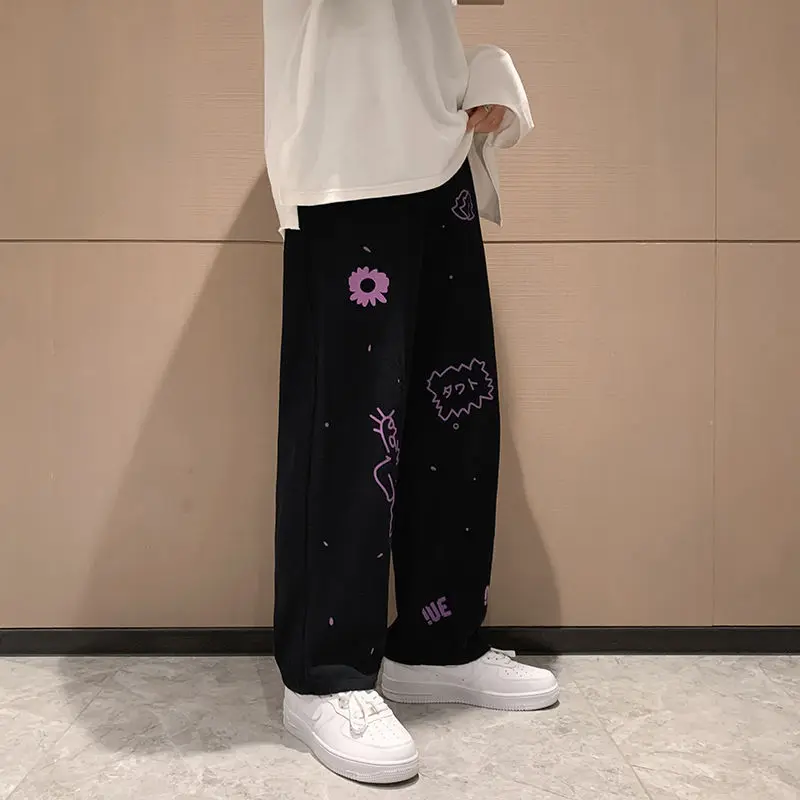 Printed Loose Pants Straight Trousers Trendy Brand Wide Leg Pants Y2k Aesthetics Summer Casual Mopping Pants Pant Women New
Printed Loose Pants Straight Trousers Trendy Brand Wide Leg Pants Y2k Aesthetics Summer Casual Mopping Pants Pant Women New