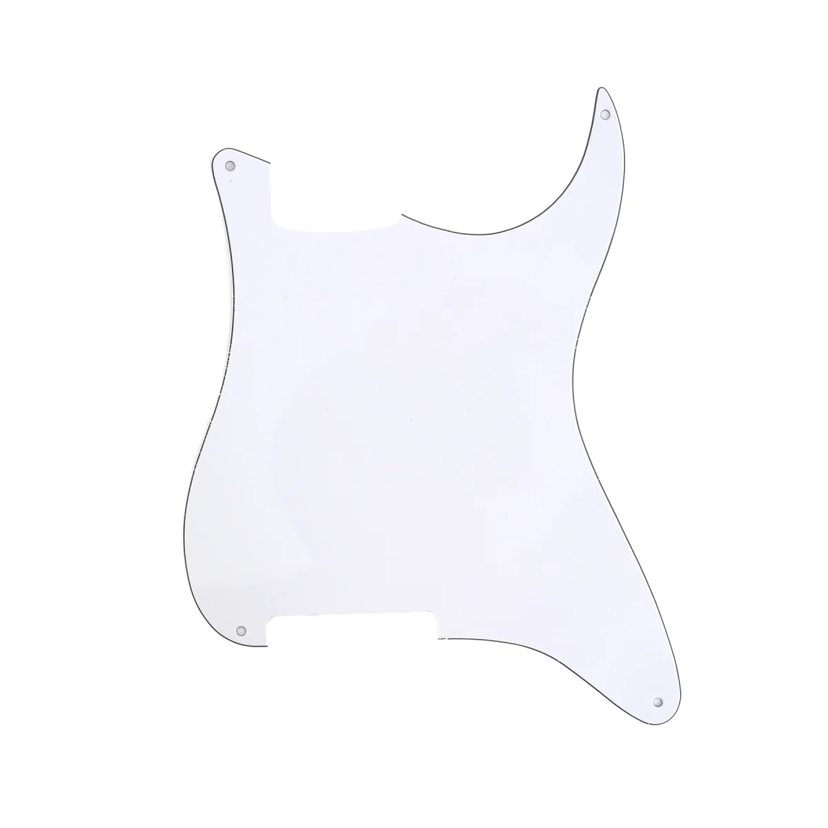 Musiclily 4 Hole Guitar Strat Pickguard Blanks Material for Stratocaster Style Guitar Custom, 3Ply White
Musiclily 4 Hole Guitar Strat Pickguard Blanks Material for Stratocaster Style Guitar Custom, 3Ply White