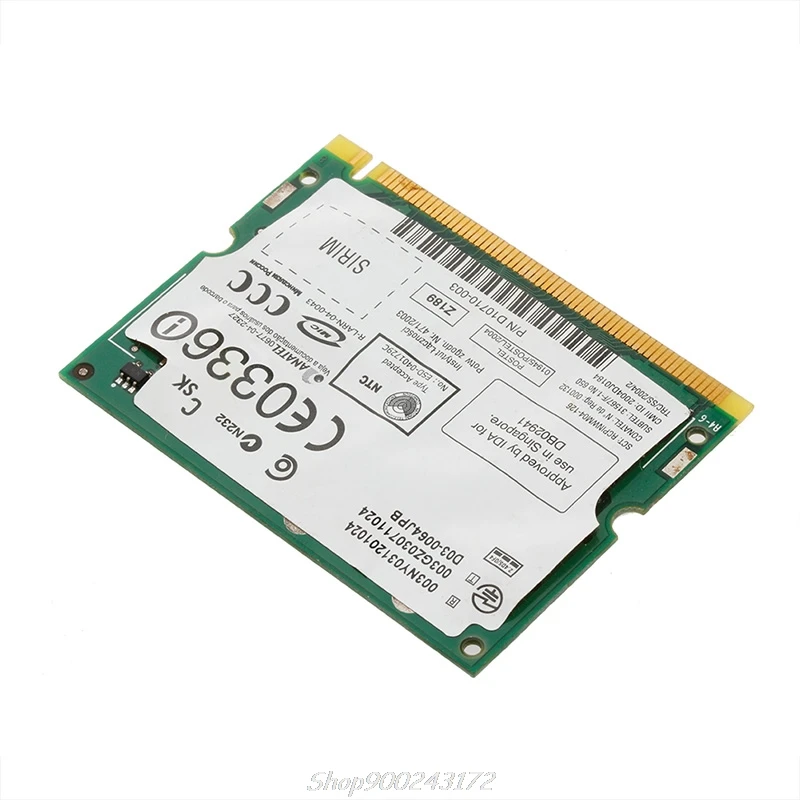 

Intel Pro/Wireless 2200BG 802.11B/G Mini PCI Network Card WIFI for Toshiba Dell Jy21 20 Dropship