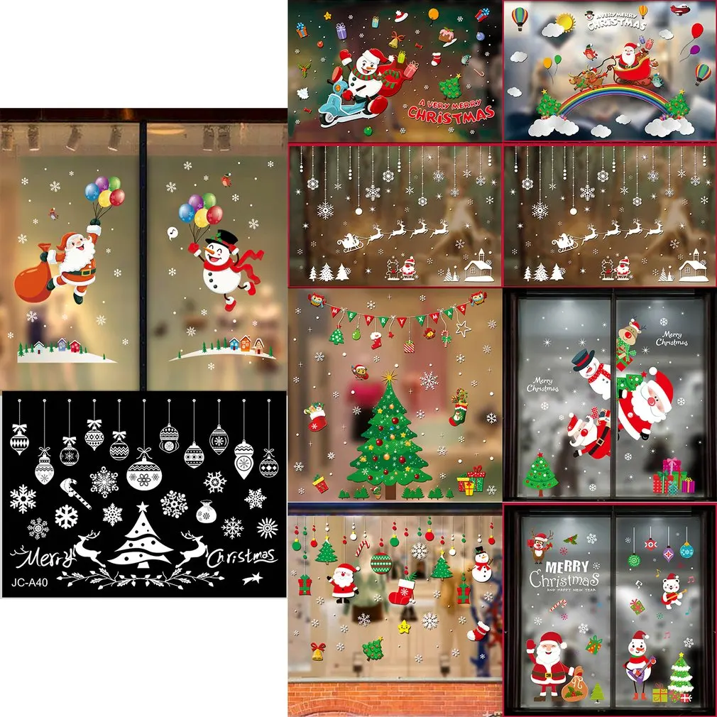 New Christmas Window Stickers Wall Sticker Merry Christmas Santa Claus Household DIY Wall Decals Murals Xmas New Year Decor
New Christmas Window Stickers Wall Sticker Merry Christmas Santa Claus Household DIY Wall Decals Murals Xmas New Year Decor