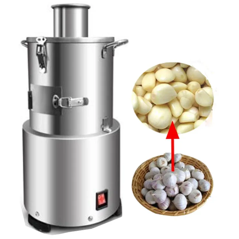

Stainless Steel Electric Garlic Peeler Machine Automatic Dry Garlic Peeling Machine Commercial Peeler 110V/220V