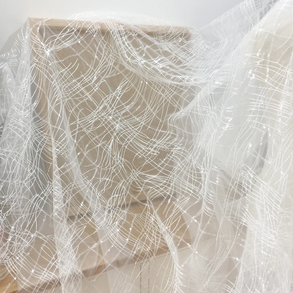 1meter Sequined mesh wedding dress base lace fabric, veil high-definition lace fabric accessories
1meter Sequined mesh wedding dress base lace fabric, veil high-definition lace fabric accessories