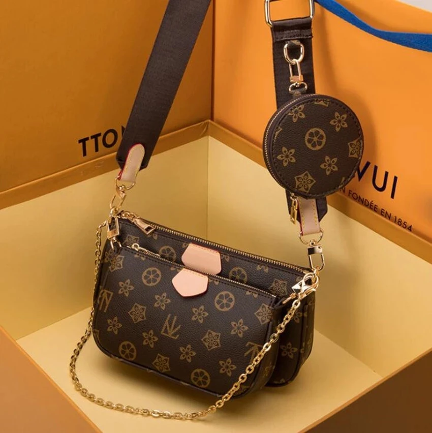 3-IN-1 Messenger Bag Tote Clutch New Shoulder Bag Classic Bag Famous Brand Designer Satchel Leather Floar Crossbody Handbags
3-IN-1 Messenger Bag Tote Clutch New Shoulder Bag Classic Bag Famous Brand Designer Satchel Leather Floar Crossbody Handbags