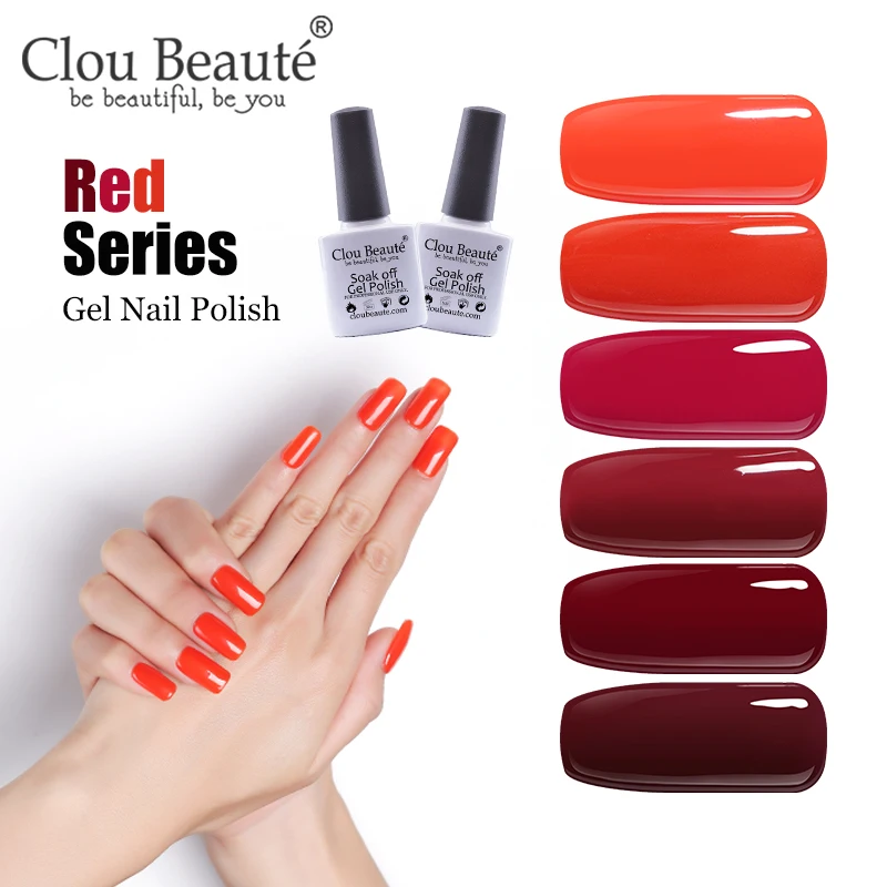 Clou Beaute Red Series Gel Nail Polish Nail Color Painting Gel Varnishes Lacquers Soak Off UV Gel Base Coat No Wipe Top Coat
Clou Beaute Red Series Gel Nail Polish Nail Color Painting Gel Varnishes Lacquers Soak Off UV Gel Base Coat No Wipe Top Coat