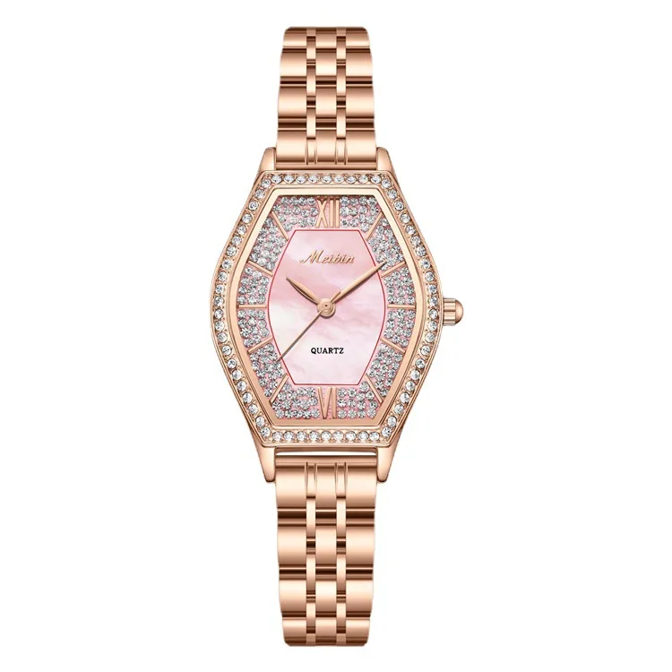 Women Rhinestones Watches Top Brand Luxury Rose Gold Diamond Business Fashion Quartz Waterproof Wristwatches Relogio Feminino
Women Rhinestones Watches Top Brand Luxury Rose Gold Diamond Business Fashion Quartz Waterproof Wristwatches Relogio Feminino