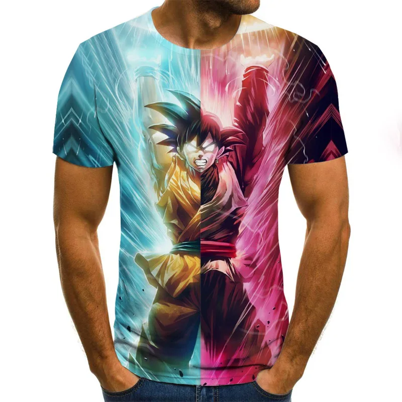 2021 summer new style Japanese anime cool boy Goku Short-sleeved T shirts 3D street men t shirts harajuku casual thin T-shirt
2021 summer new style Japanese anime cool boy Goku Short-sleeved T shirts 3D street men t shirts harajuku casual thin T-shirt