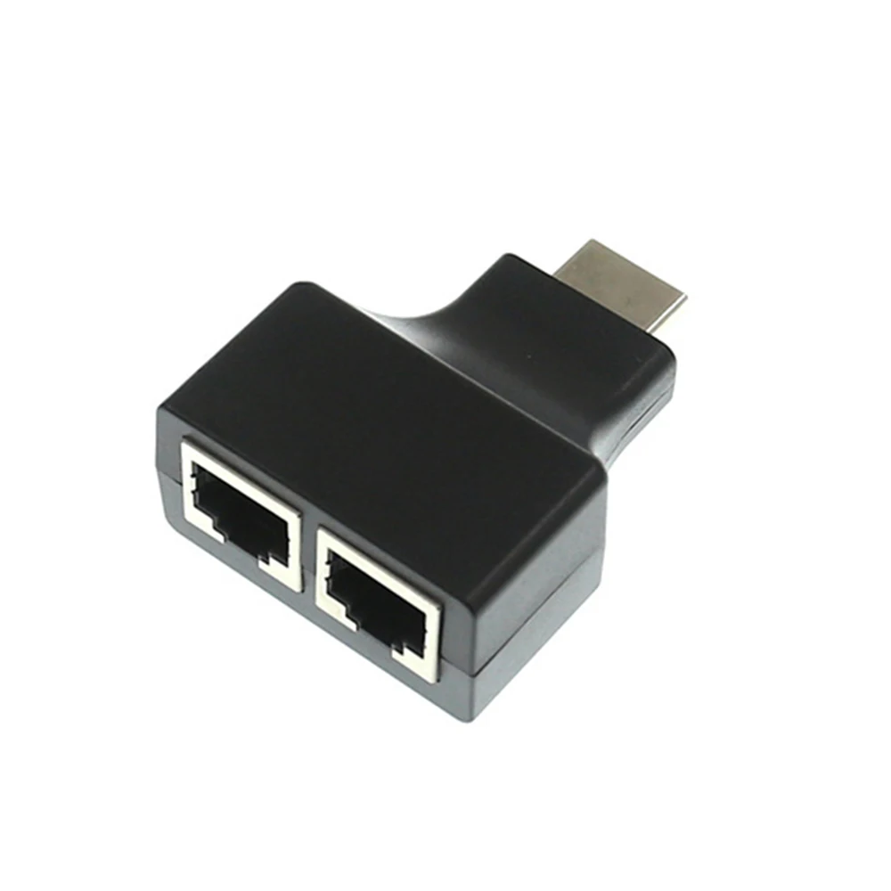 1 пара HDMI двойной RJ45 CAT5E CAT6 UTP LAN Ethernet удлинитель Ретранслятор адаптер 1080P для HDTV HDPC