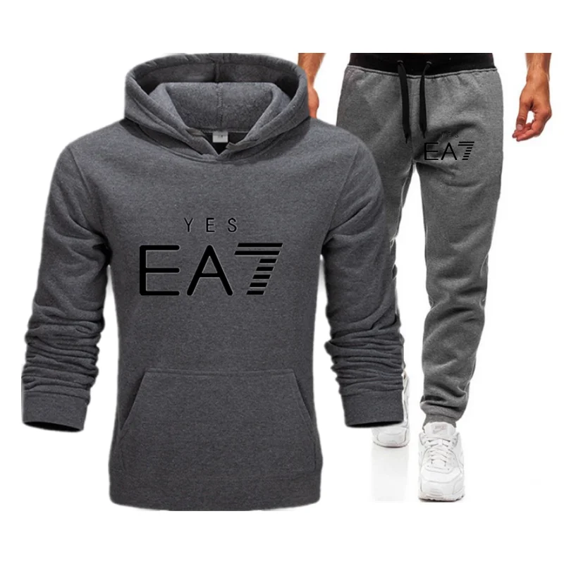 New Winter Men's Clothing Men Sets Printing Hoodie Set Fleece Zipper SweatShirt Casual Sport Sweatpants Mens Tracksuits
New Winter Men's Clothing Men Sets Printing Hoodie Set Fleece Zipper SweatShirt Casual Sport Sweatpants Mens Tracksuits
