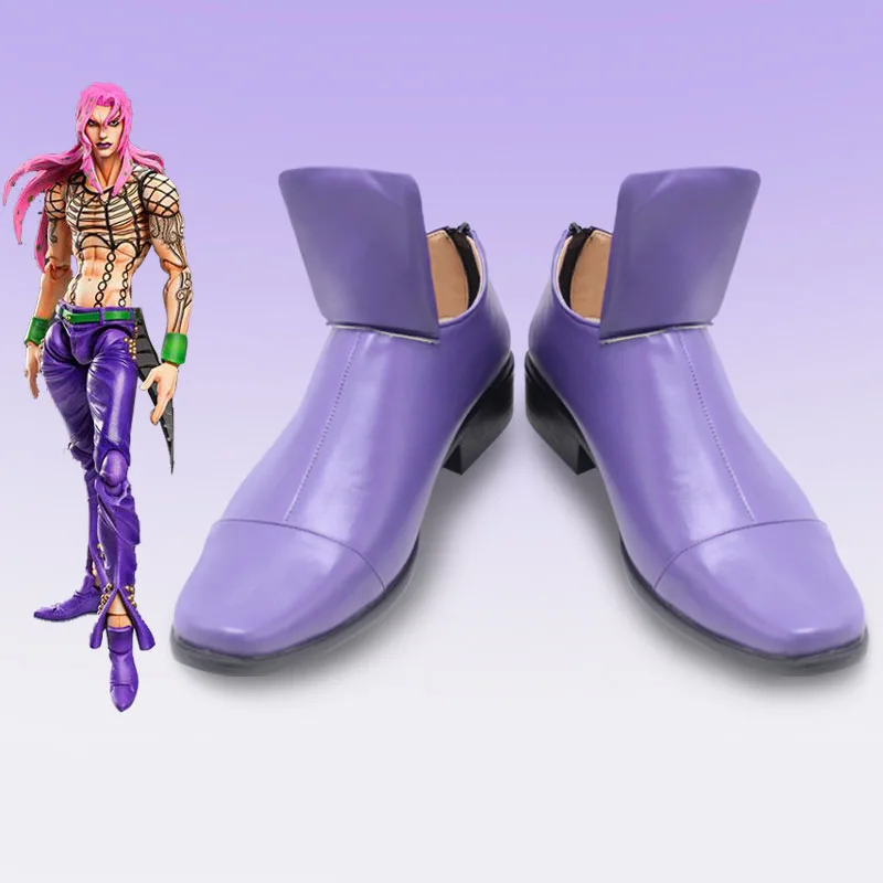 Bizarre Adventure Golden Wind Cos Purple Boots Cosplay Diavolo Japan Animation Peripheral Shoes
Bizarre Adventure Golden Wind Cos Purple Boots Cosplay Diavolo Japan Animation Peripheral Shoes