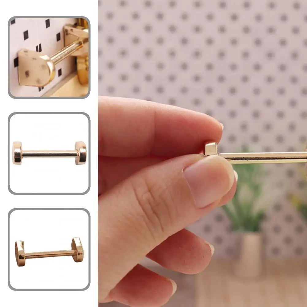 Safe Premium Mini Wall Hanging Rod Alloy Miniature Wall Rack Fine Workmanship for 1/12 Doll
Safe Premium Mini Wall Hanging Rod Alloy Miniature Wall Rack Fine Workmanship for 1/12 Doll