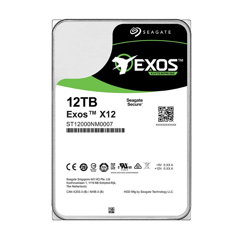 3.5 EXOS X12 ST12000NM0007 12TB 7.2K RPM SATA 6Gb/s 512e 256MB Cache Hard Drive
3.5 EXOS X12 ST12000NM0007 12TB 7.2K RPM SATA 6Gb/s 512e 256MB Cache Hard Drive