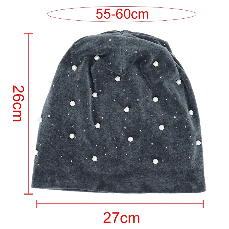 Men Women Skull Cap Warm Winter Hats Slouchy Velvet Beanie Pearl Decoration Fashion Stretch Cotton Hat fleece hat
Men Women Skull Cap Warm Winter Hats Slouchy Velvet Beanie Pearl Decoration Fashion Stretch Cotton Hat fleece hat