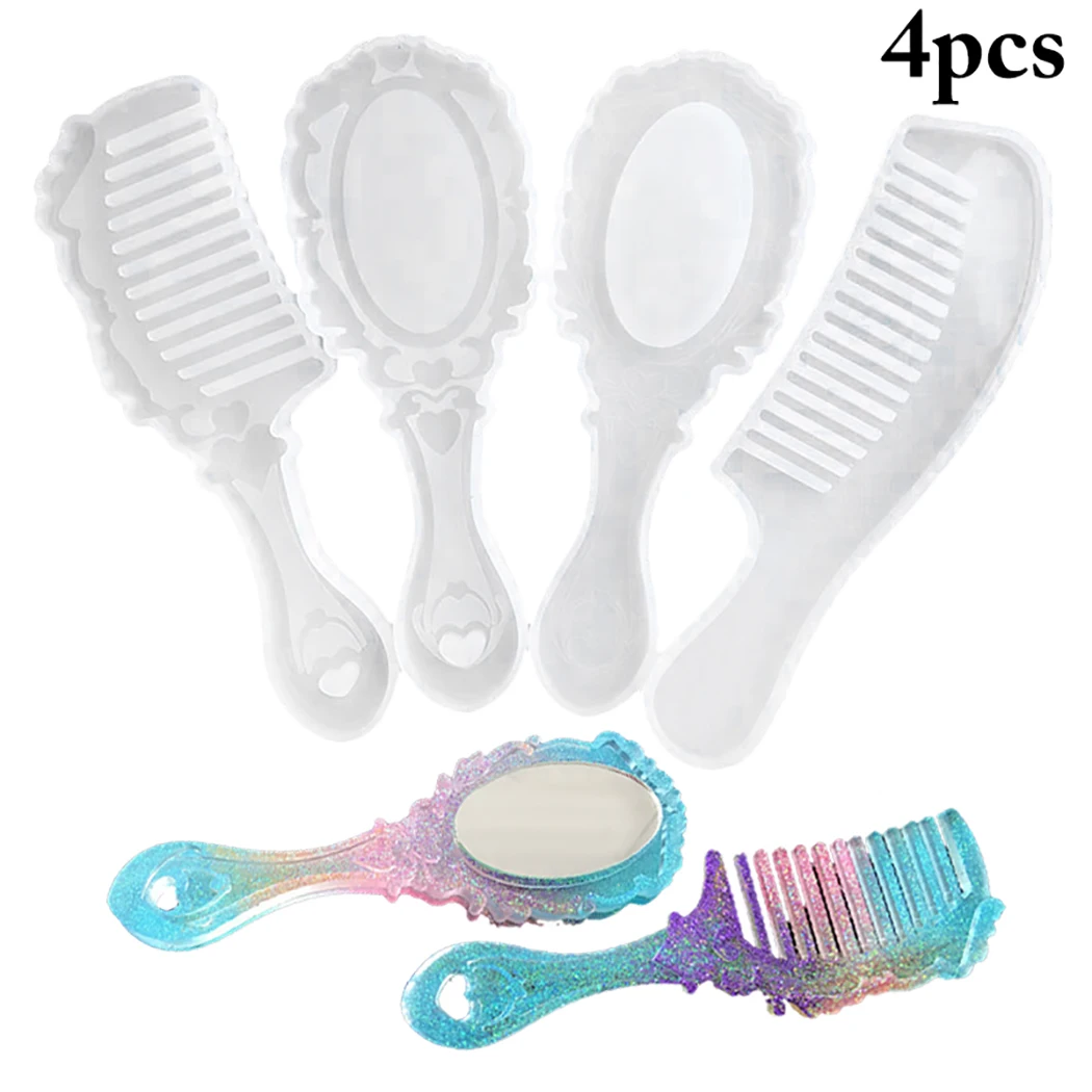 3pcs Resin Casting Mold 3D Transparent Silicone Comb Mold Epoxy Resin Molds For DIY Jewelry Making Tools
3pcs Resin Casting Mold 3D Transparent Silicone Comb Mold Epoxy Resin Molds For DIY Jewelry Making Tools