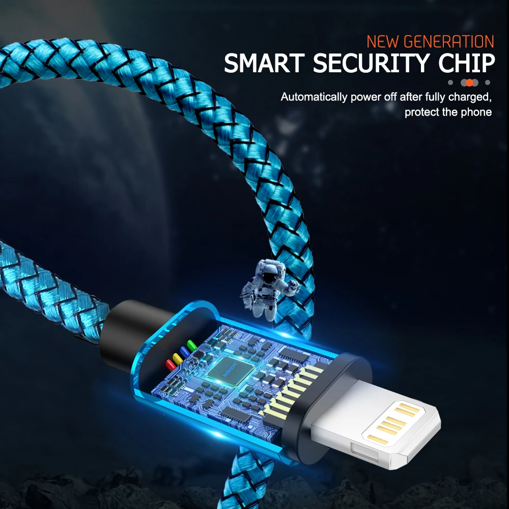 3а USB кабель для быстрой зарядки iPhone 12 11 Pro X Max 6 6s 7 8 Plus Apple iPad Origin 3 м свинцовый