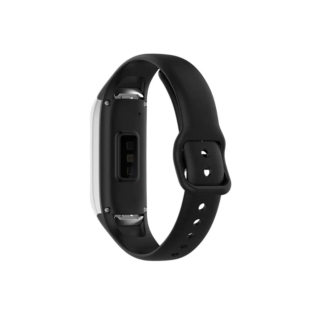 Силиконовый ремешок для смарт-часов Samsung Galaxy fit SM-R370 сменный спортивный резиновый
