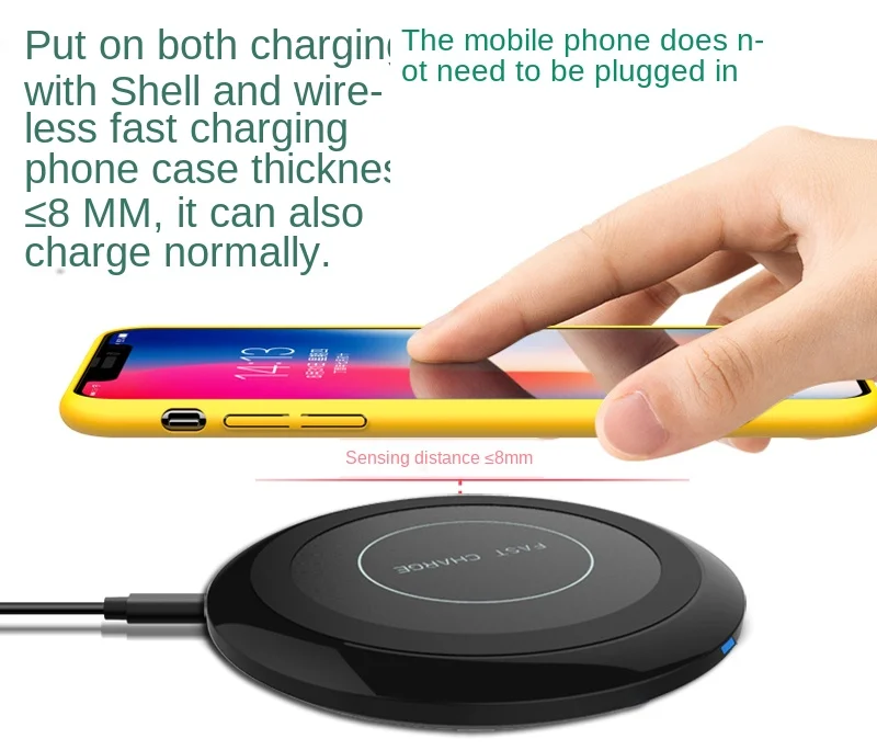 Applies to: Apple Xs Max iPhone8 8plus wireless charger, Huawei mobile phone fast charge induction charging 10W
Applies to: Apple Xs Max iPhone8 8plus wireless charger, Huawei mobile phone fast charge induction charging 10W