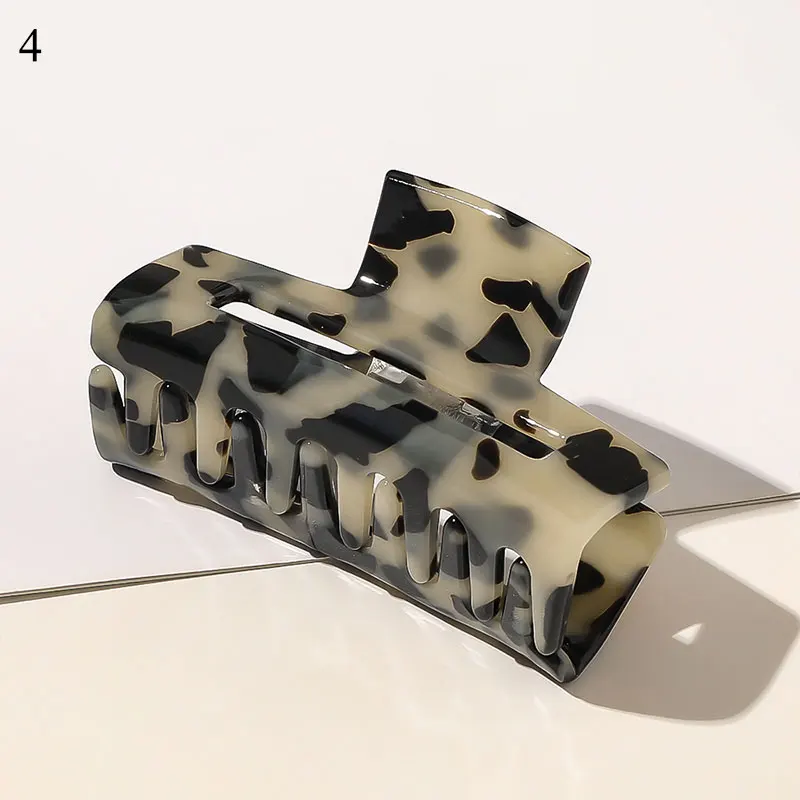 Vintage Large Square Hair Claws for Women Geometric Acetate Simple Hair Clip Colorful Leopard Hairpins Girl Hair Accessories
Vintage Large Square Hair Claws for Women Geometric Acetate Simple Hair Clip Colorful Leopard Hairpins Girl Hair Accessories