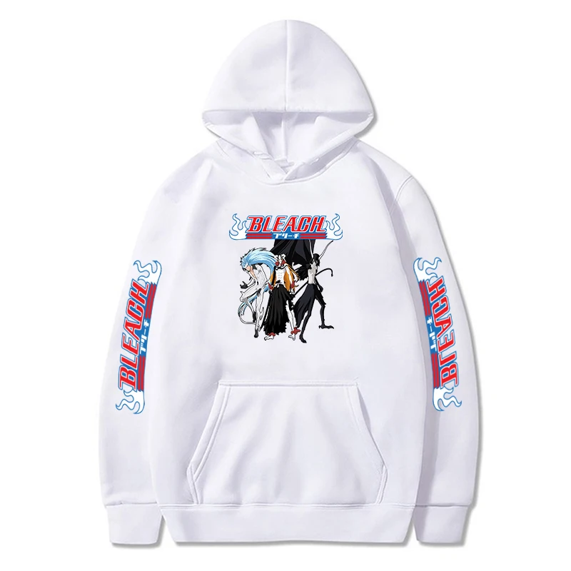 BLEACH Printed Hip Hop Fashion Street Hooded Anime Hoodies Unisex Youth Long Sleeve Sport Pullover Women Men Casual Clothes Tops
BLEACH Printed Hip Hop Fashion Street Hooded Anime Hoodies Unisex Youth Long Sleeve Sport Pullover Women Men Casual Clothes Tops