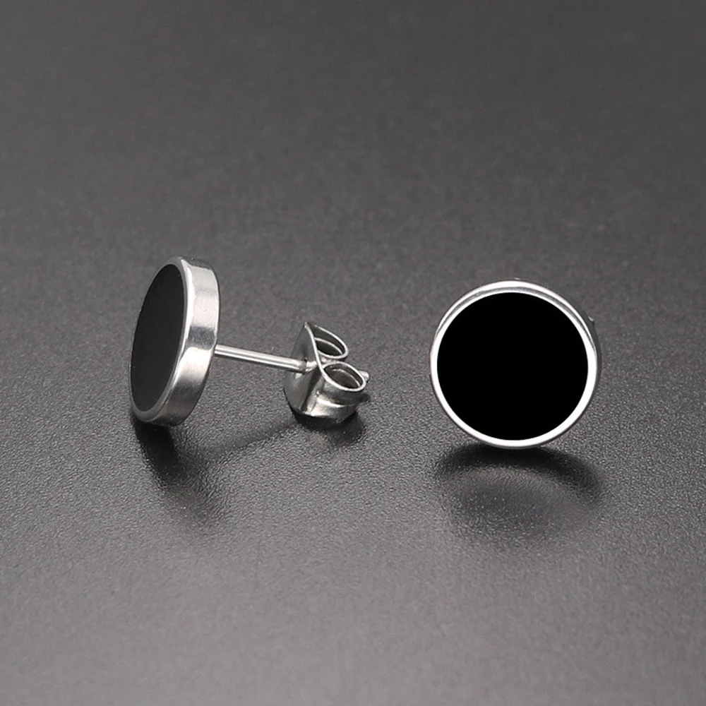 Fashion 1 Pair Round Shape Vintage Stud Earrings for Man Trendy Party Black Earrings Jewelry Men & Women Unisex
Fashion 1 Pair Round Shape Vintage Stud Earrings for Man Trendy Party Black Earrings Jewelry Men & Women Unisex