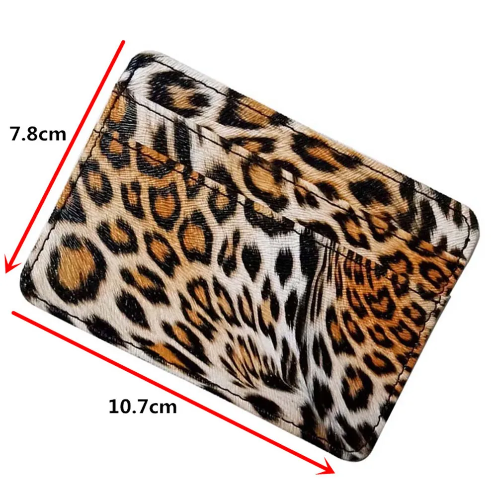 Unisex Small Mini Leopard Pattern Pu Leather Bank Business Id Card Holder Wallet Case
Unisex Small Mini Leopard Pattern Pu Leather Bank Business Id Card Holder Wallet Case