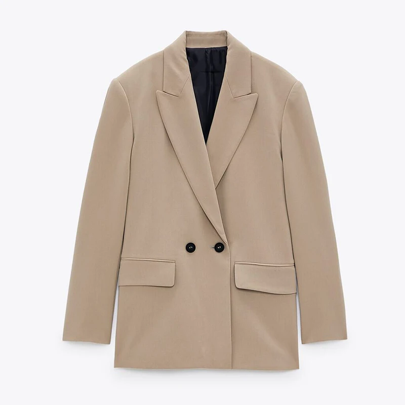ZA 2020 Women Fashion Solid Color Casual Office Wear Suit Blazer Double Breasted Coats Long Sleeve Notched Collar Blazers Femme
ZA 2020 Women Fashion Solid Color Casual Office Wear Suit Blazer Double Breasted Coats Long Sleeve Notched Collar Blazers Femme