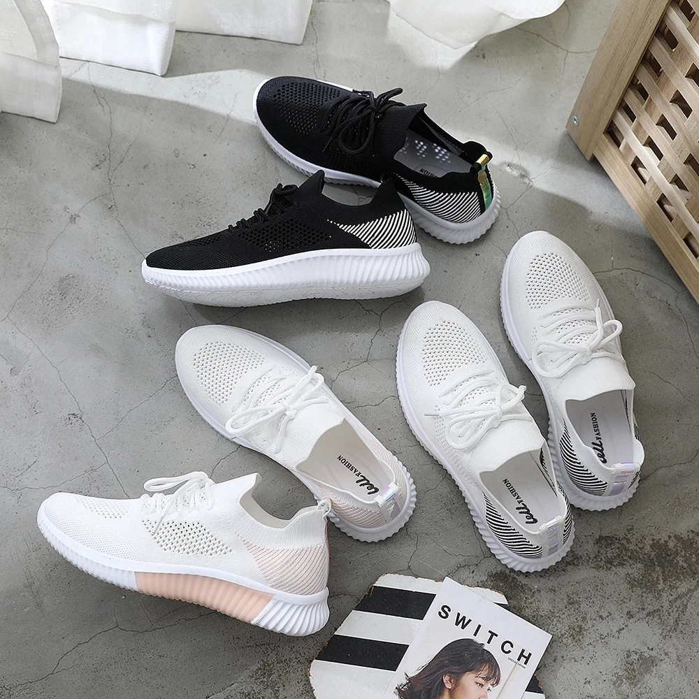 Summer Women Shoes Mesh Light Breathable Women Sneakers Flats Casual Female Trainers Walking Shoes Zapatillas Mujer
Summer Women Shoes Mesh Light Breathable Women Sneakers Flats Casual Female Trainers Walking Shoes Zapatillas Mujer