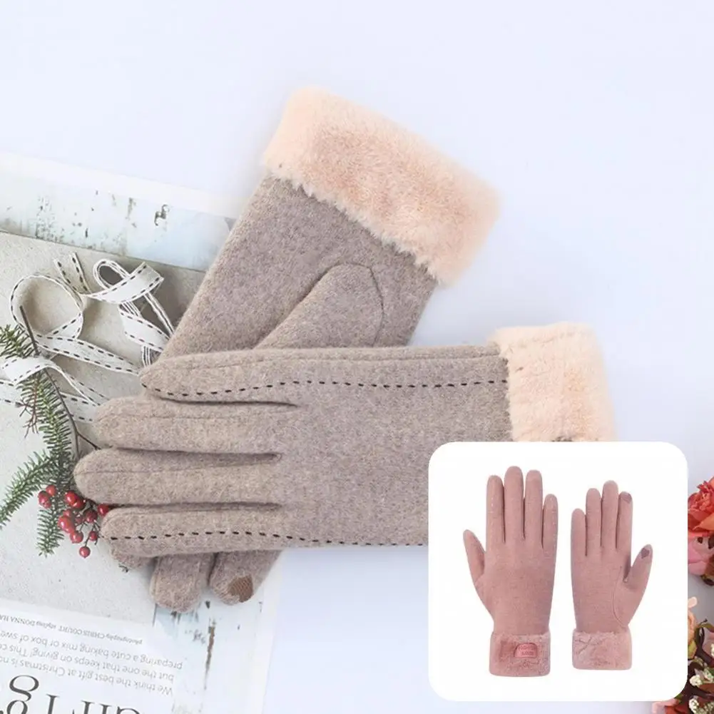 Excellent Gloves Lint Free Fleece Ladies Winter Cycling Gloves Fashion Gloves Women's Gloves 1 Pair
Excellent Gloves Lint Free Fleece Ladies Winter Cycling Gloves Fashion Gloves Women's Gloves 1 Pair