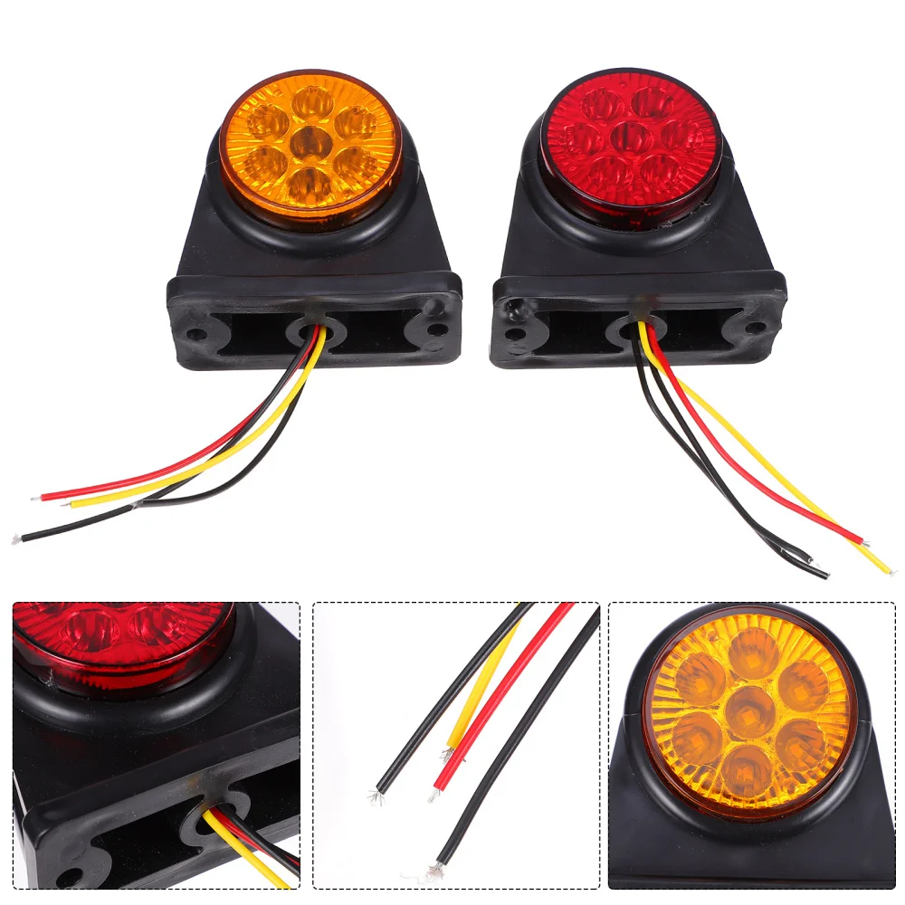 2pcs Practical Double-side Trailer Rear Light High Brightness Lorry Warning Lamp
2pcs Practical Double-side Trailer Rear Light High Brightness Lorry Warning Lamp