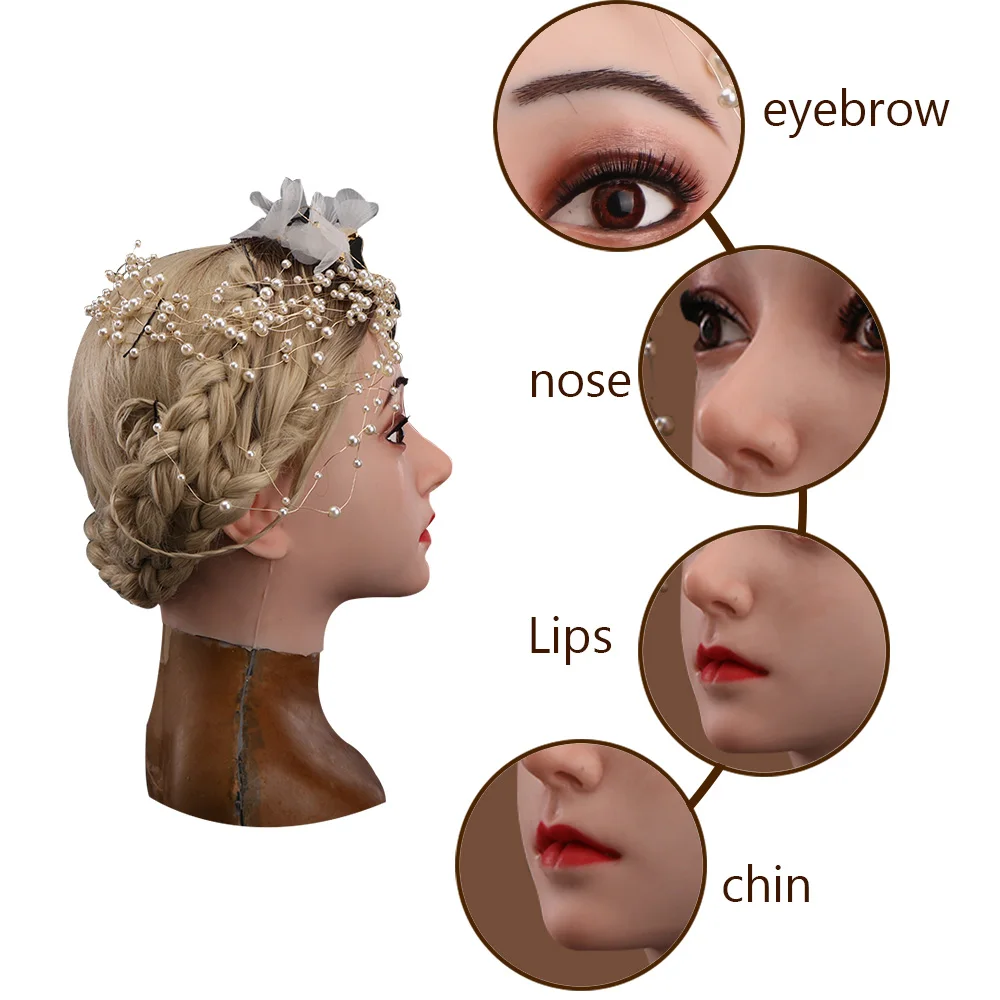 Avila Silicone Realistic Women Skin Halloween Dance Masquerade Cosplay Drag Queen Crossdresser Male to Female Masks For Parties
Avila Silicone Realistic Women Skin Halloween Dance Masquerade Cosplay Drag Queen Crossdresser Male to Female Masks For Parties