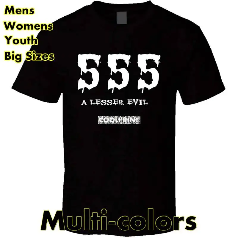 Cotton 555 A Lesser Evil Funny T Shirt T Shirts Oversized Mens Novelty t-shirts Printed Shirts
Cotton 555 A Lesser Evil Funny T Shirt T Shirts Oversized Mens Novelty t-shirts Printed Shirts