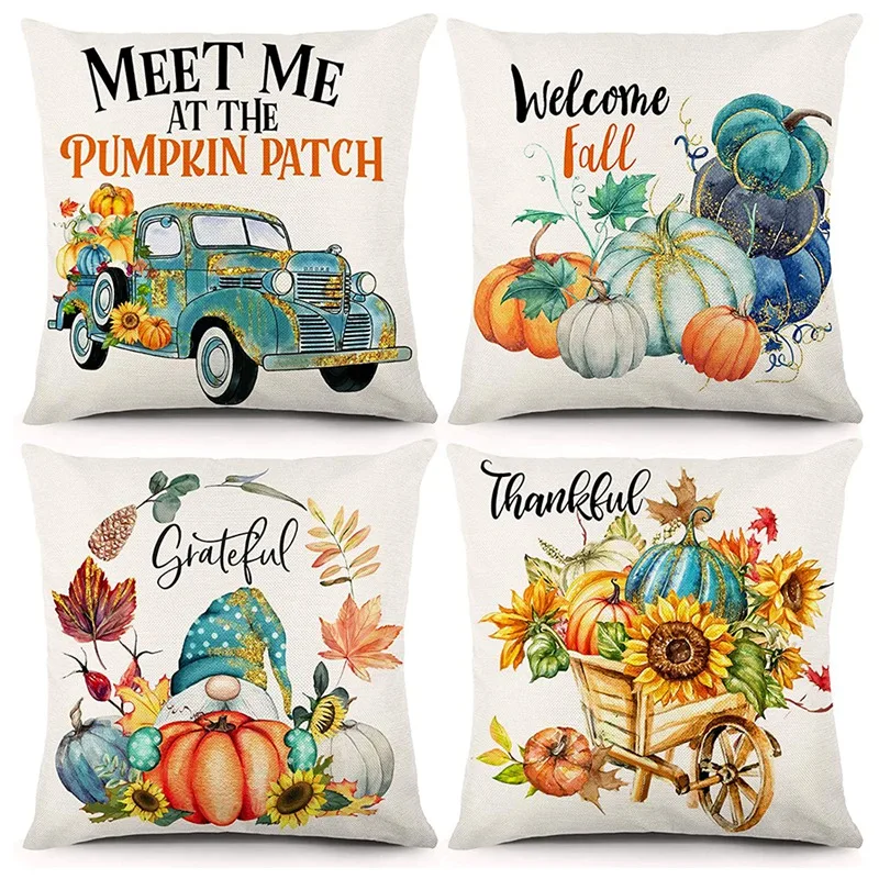 Pillow Covers 18X18 Set Of 4 Fall Decoration For Home Throw Pillows Farmhouse Outdoor Fall Decor Cushion Case For Couch
Pillow Covers 18X18 Set Of 4 Fall Decoration For Home Throw Pillows Farmhouse Outdoor Fall Decor Cushion Case For Couch