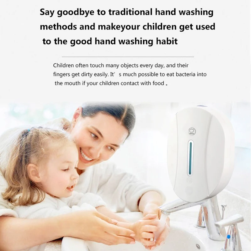 550ml Automatic Liquid Soap Dispenser Intelligent Touchless Induction Foaming Hand Washing Device Kitchen Bathroom Hand Washer
550ml Automatic Liquid Soap Dispenser Intelligent Touchless Induction Foaming Hand Washing Device Kitchen Bathroom Hand Washer