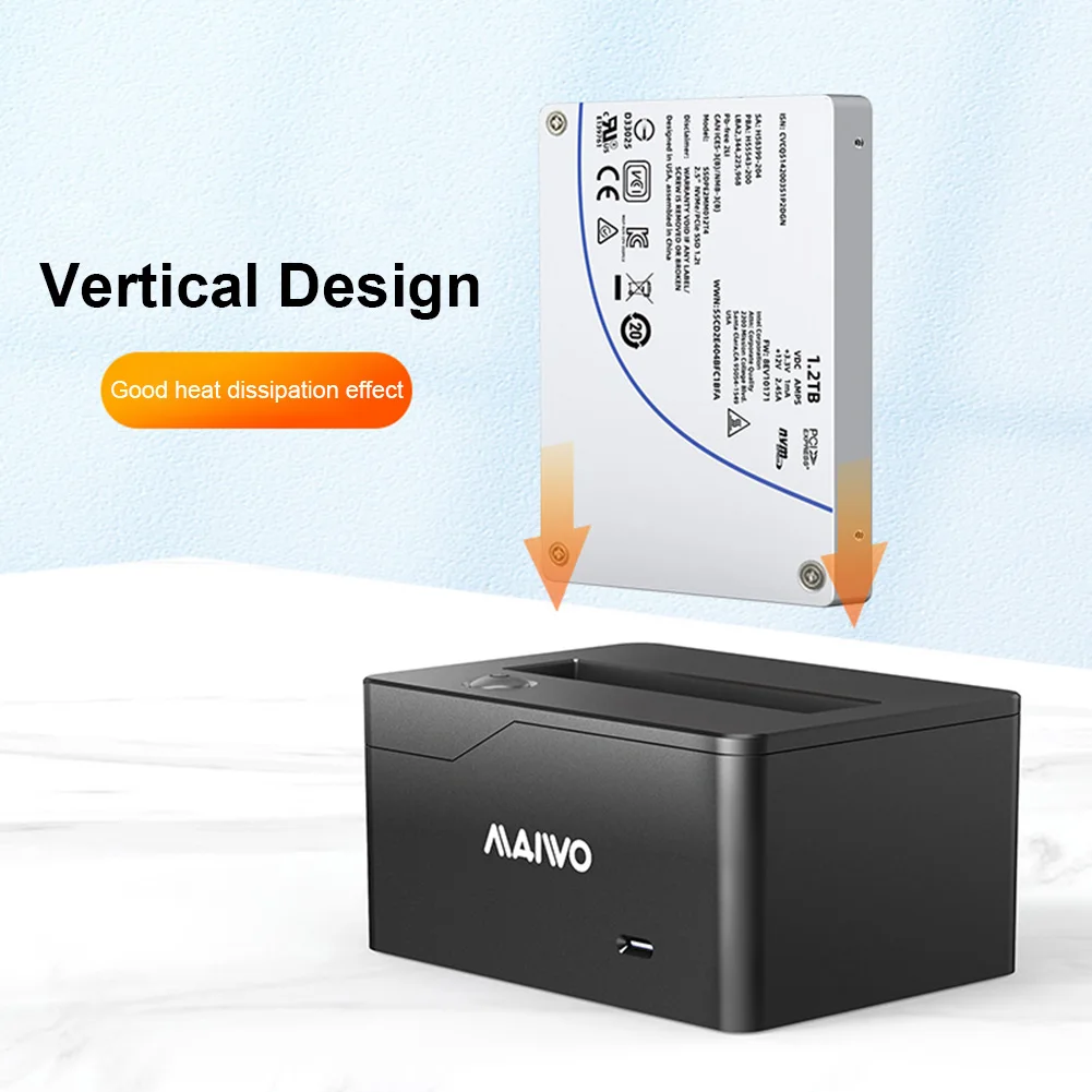 MAIWO K208-U.2 SSD Docking Station Base 10Gbps USB Type-C Hard Drive External Enclosure Adapter for 2.5 inch U.2 NVMe Disk Case
MAIWO K208-U.2 SSD Docking Station Base 10Gbps USB Type-C Hard Drive External Enclosure Adapter for 2.5 inch U.2 NVMe Disk Case