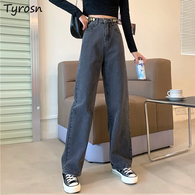 Women S-4XL Jeans Ulzzang Adjustable High Waist Solid Retro All-match Sweet Students Casual Loose Denim Trousers Elegant Hot Ins
Women S-4XL Jeans Ulzzang Adjustable High Waist Solid Retro All-match Sweet Students Casual Loose Denim Trousers Elegant Hot Ins