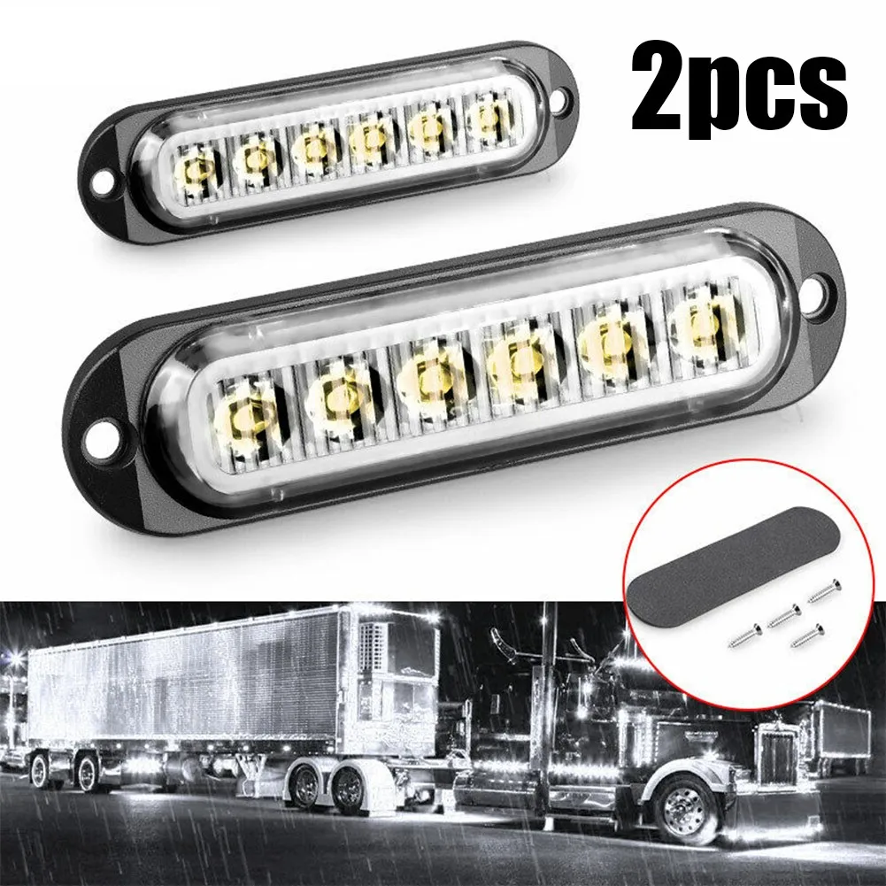 2pcs White LED Side Marker Clearance Light Lamp Signal Light Waterproof For Truck Trailer Lorry Bus RV Pickup VAN 24V 12V
2pcs White LED Side Marker Clearance Light Lamp Signal Light Waterproof For Truck Trailer Lorry Bus RV Pickup VAN 24V 12V