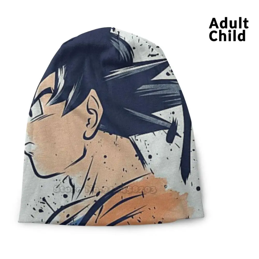 Вязаная Шапка-бини Songoku трикотажная в стиле аниме | Аксессуары для одежды