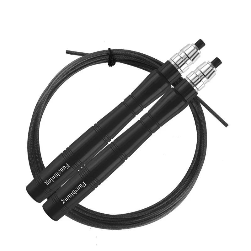 

Self-locking Steel Wire Skipping Rope Plastic Handle Adult Children Fitness Sports Bearing Jump Rope