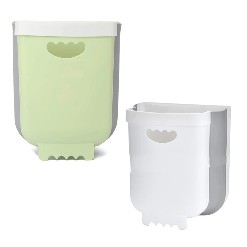 2 Pcs Foldable Hanging Trash Can,Collapsible Plastic Trash Garbage Rubbish Bin For Kitchen Cabinet Door/Bedroom/Car
2 Pcs Foldable Hanging Trash Can,Collapsible Plastic Trash Garbage Rubbish Bin For Kitchen Cabinet Door/Bedroom/Car