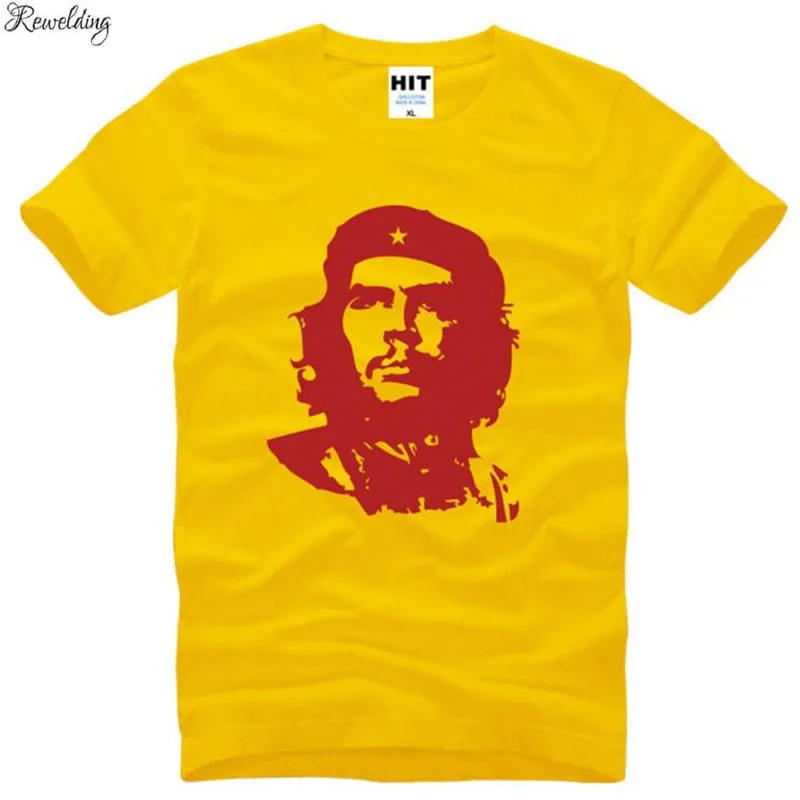 Футболка Ernesto Guevara мужская с принтом тени новая летняя хлопковая рубашка коротким